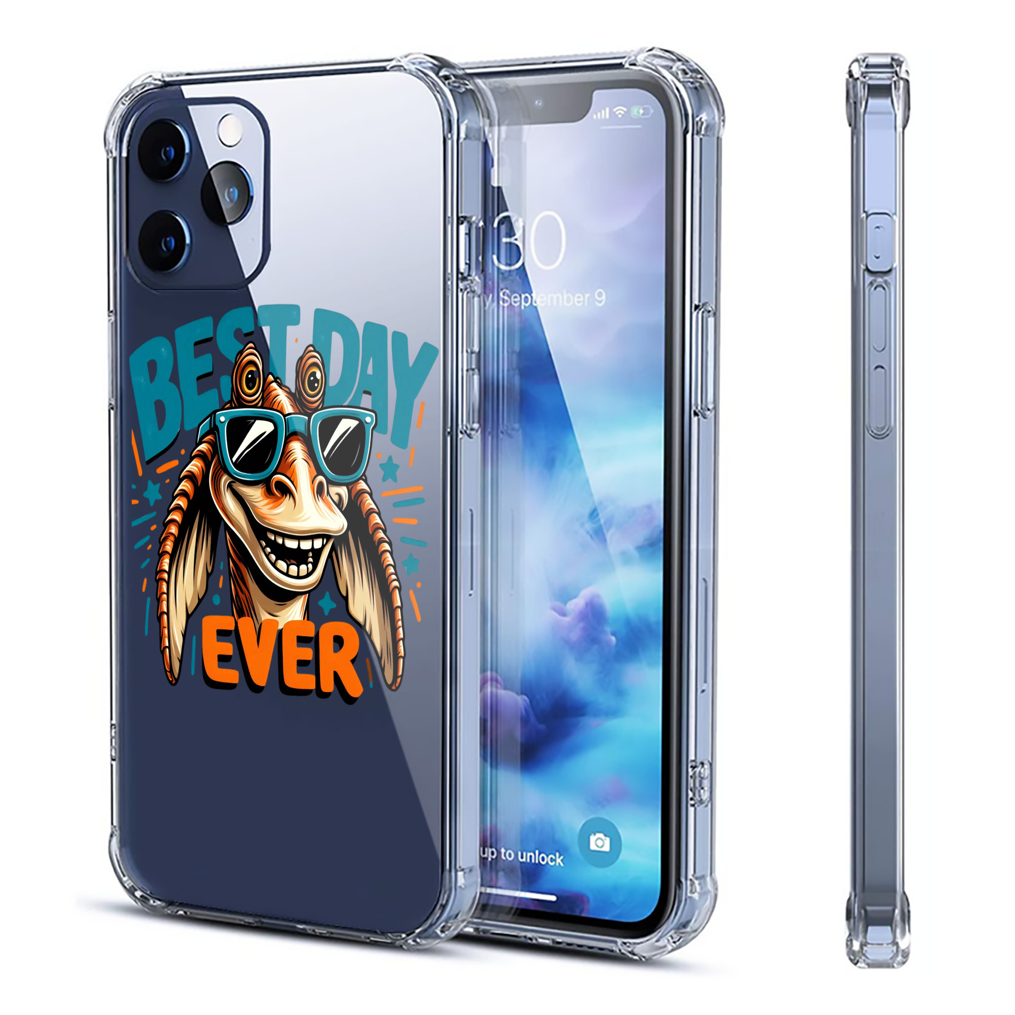 （画像用） スター・ウォーズ Star Wars 【iPhone 12シリーズ対応】透明スマホケース（クリアソフトケース）
